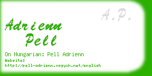 adrienn pell business card